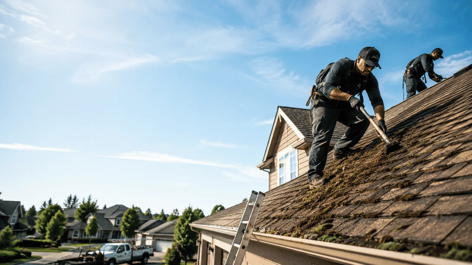 Roof Moss Removal in Barry, IL near me